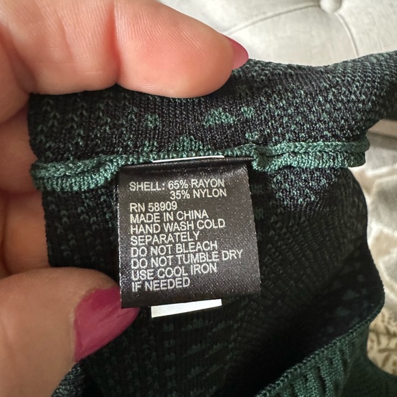 Gianni Bini Green Sweater Dress - Picture 7 of 7